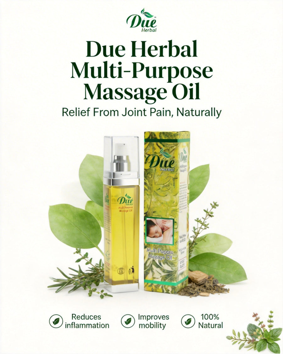 Due Herbal Multi-Purpose Massage Oil — Image 1