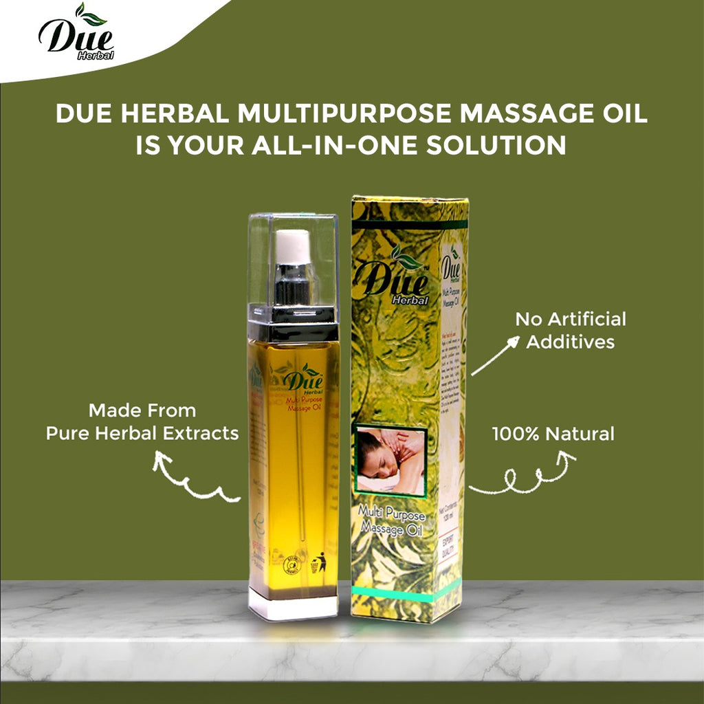 Due Herbal Multi-Purpose Massage Oil
